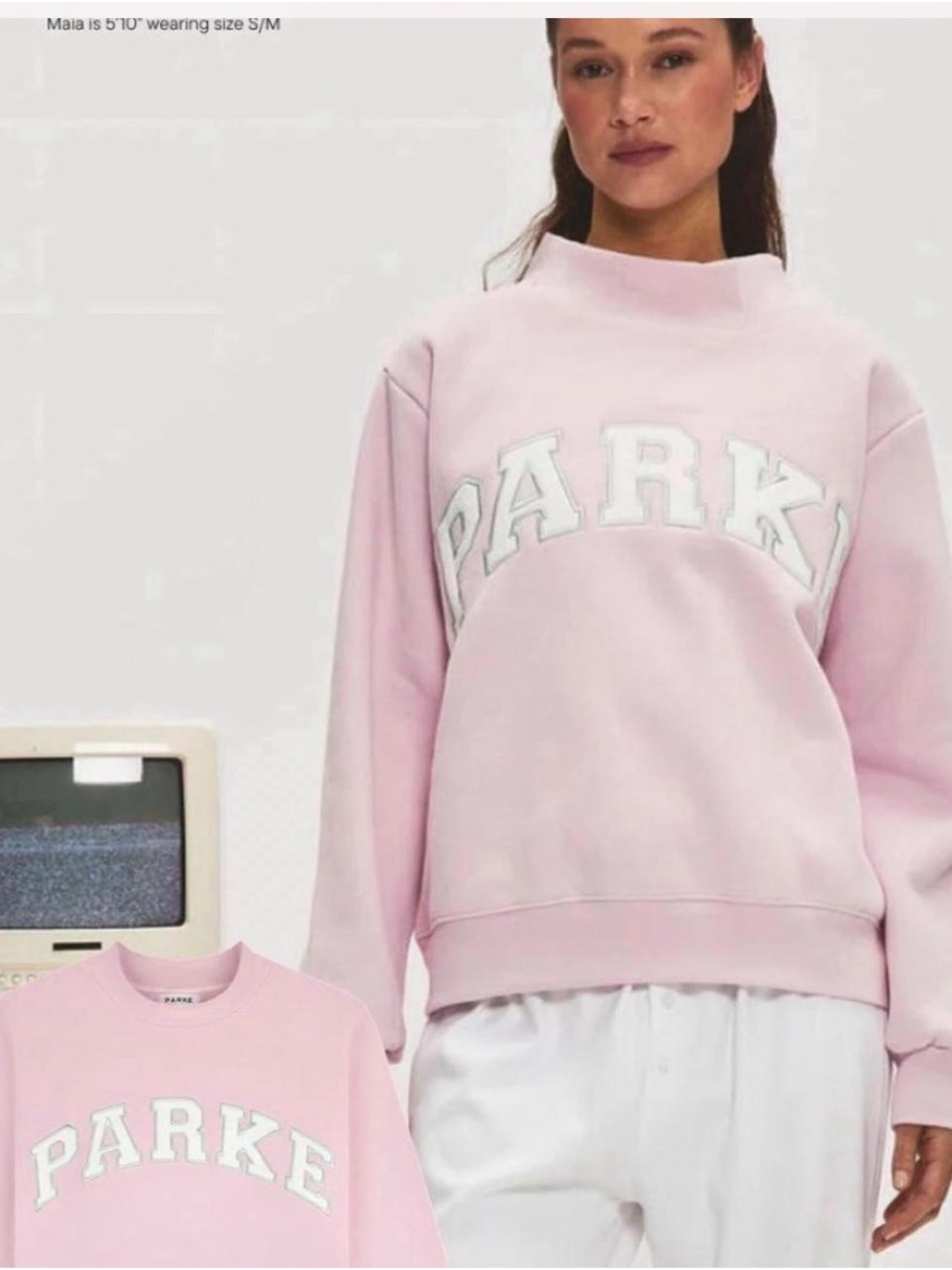 Parke sprinkle mock neck